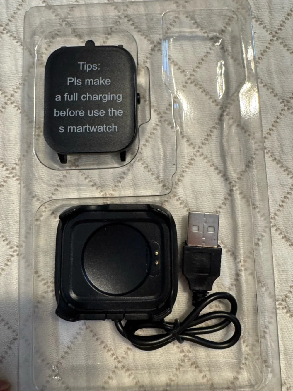 Smart Watch-Black-Fitness Tracker with Color Display